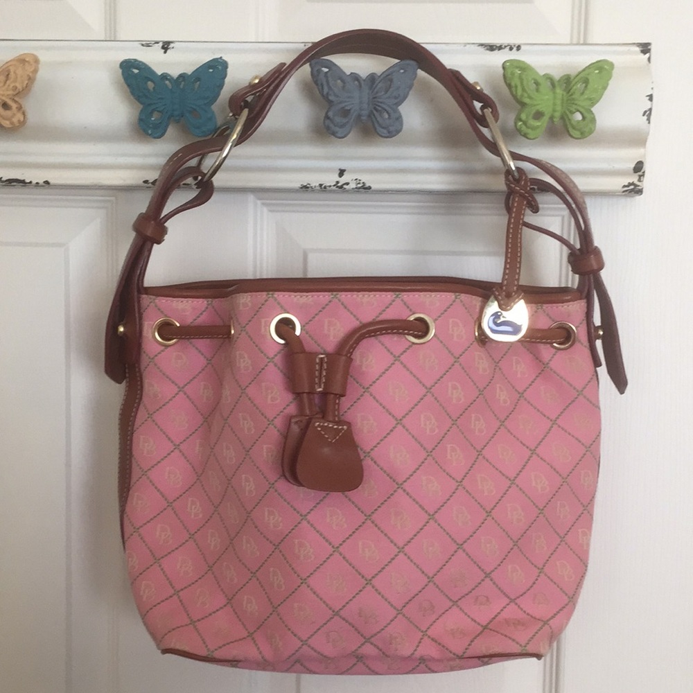 Dooney and Bourke Drawstring Bucket Purse - Picture 1 of 13